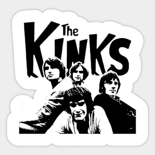 The kinks siluet Sticker